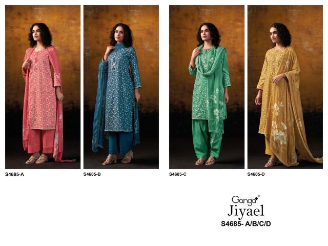 GANGA JIYAEL 4685 Buy wholesale salwar kameez