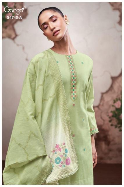 Ganga Lishara 4740 catalog buy salwar kameez wholesale 