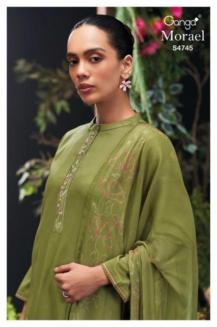 GANGA MORAEL 4745 Bulk Salwar Kameez Suppliers