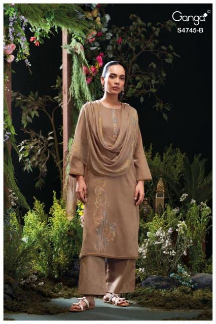 GANGA MORAEL 4745 Bulk Salwar Kameez Suppliers