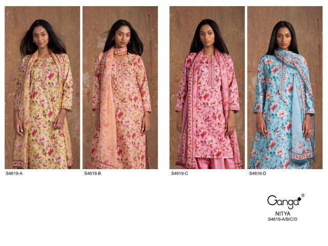Ganga Nity 4619 catalog wholesale salwar kameez online shopping 
