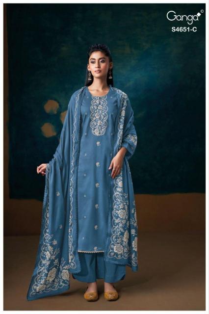 Ganga Tosha 4651 catalog cheap salwar kameez wholesale 