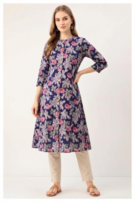 Ganpati Kalavati Vol-1 – A-Line Flair Style Kurti - Wholesale Catalog