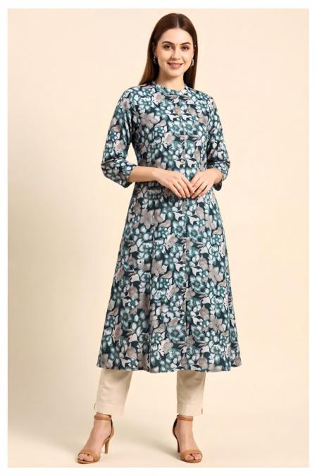 Ganpati Kalavati Vol-1 – A-Line Flair Style Kurti - Wholesale Catalog