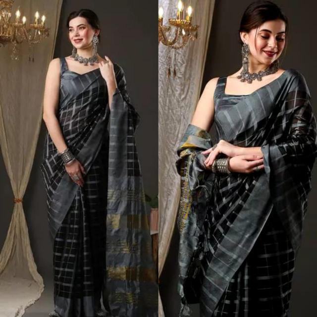 GC  AURA COTTON SILK Wholesale saree market in Ahmedabad