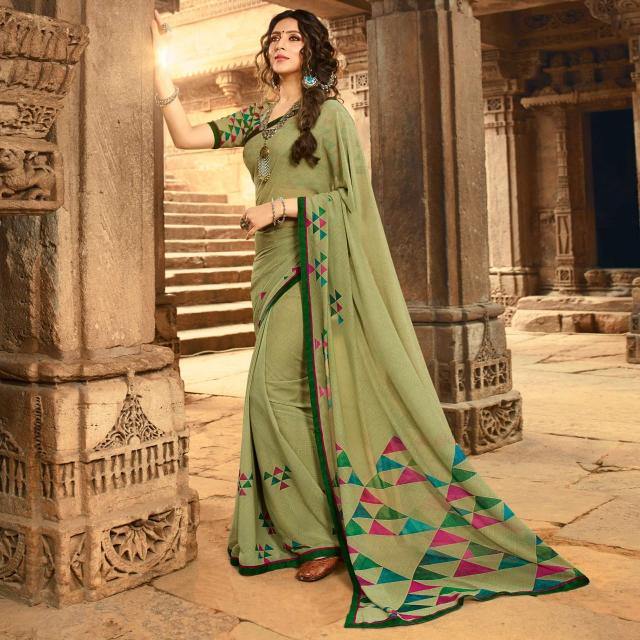GC GEORGETTE SILK Wholesale sarees in Ahmedabad