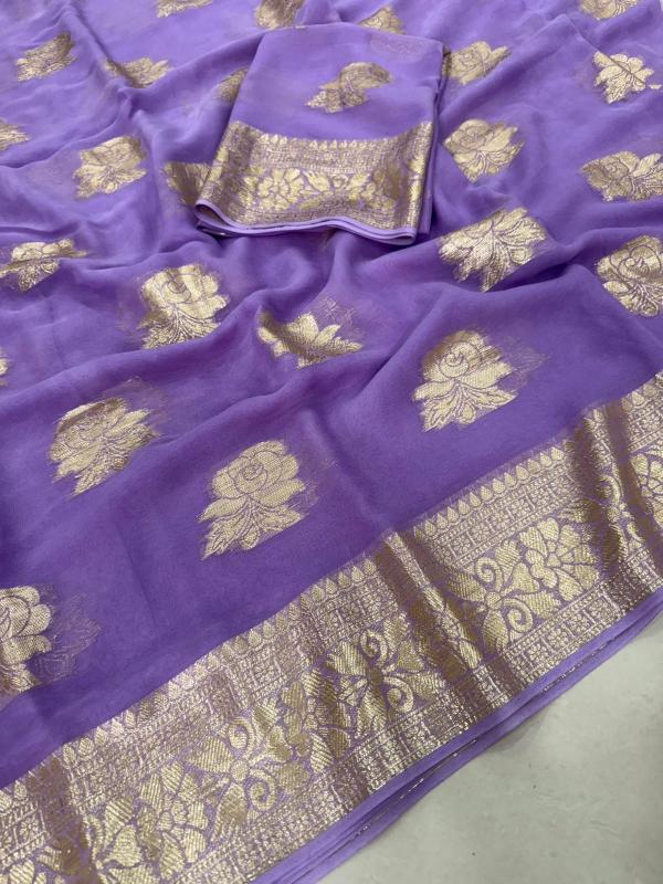 GULAB Georgette Saree manufacturers in Kolkata