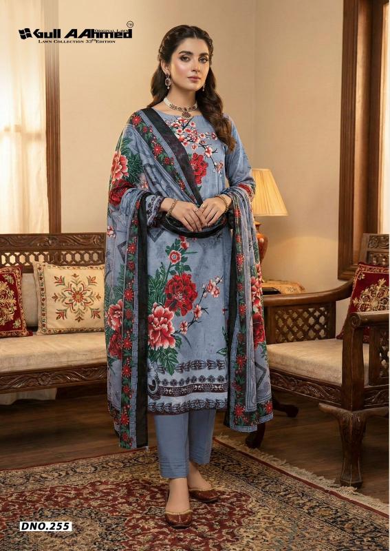 Gull Aahmed Lawn Vol-32 – Karachi Readymade Kurti Pant With Dupatta - Wholesale Catalog