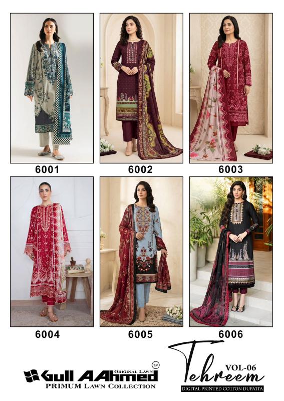 Gull Aahmed Tehreem Vol-6 – Karachi Dress Material - Wholesale Catalog