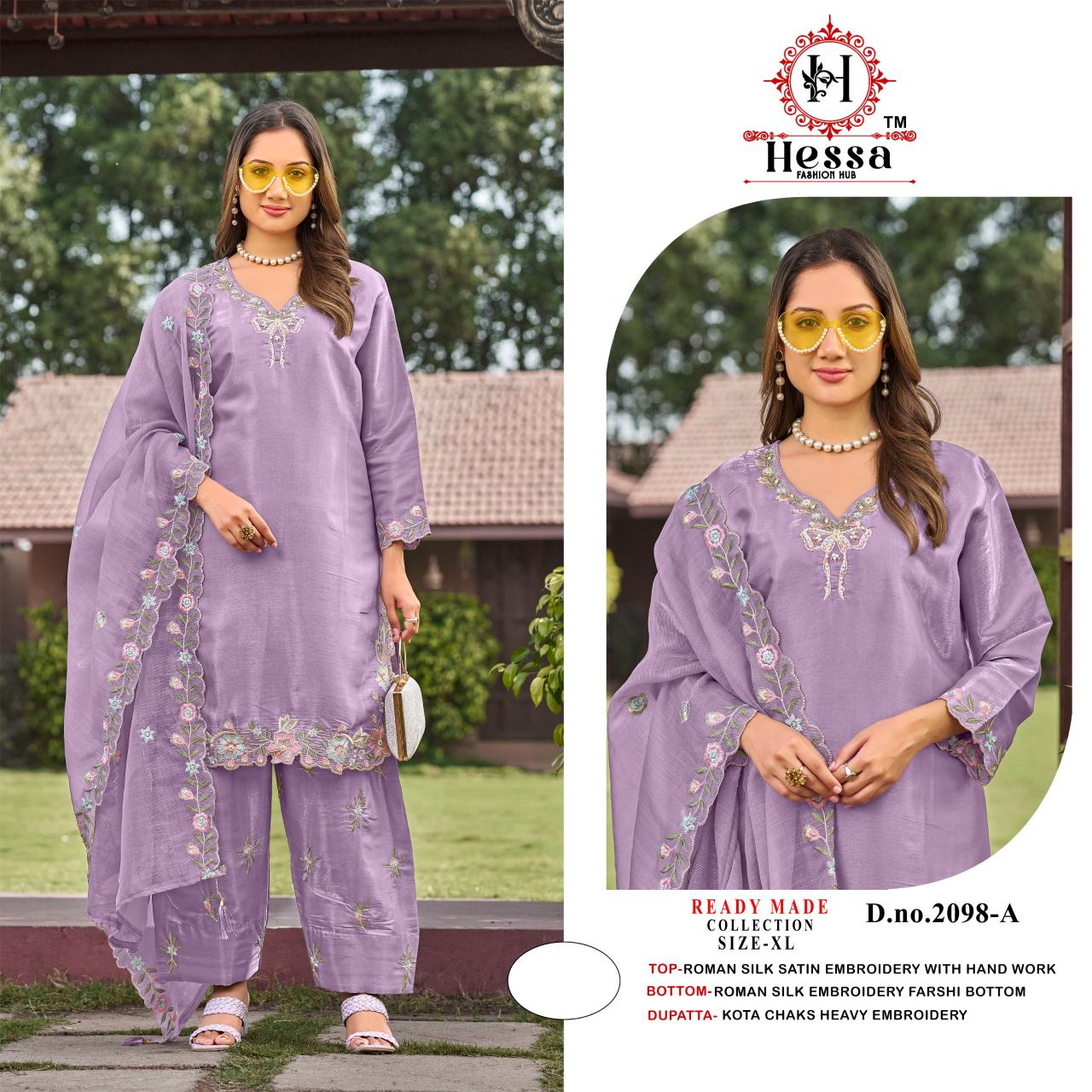 Hessa DESIGN NO 2098 Salwar Kameez wholesale dealers in Delhi