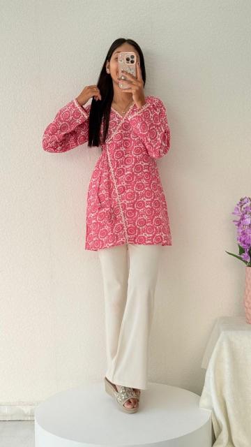 Hiaara Jaipuri Cotton Vol-2 – Short Tops - Wholesale Catalog