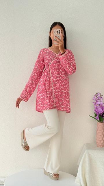 Hiaara Jaipuri Cotton Vol-2 – Short Tops - Wholesale Catalog