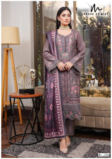 House Of Mist Ghazal Vol-22 – Karachi Kurti Pant With Dupatta - Wholesale Catalog