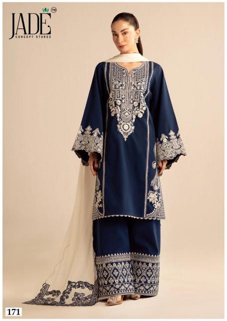 Jade Chevron Vol-18 – Karachi Kurti Pant With Dupatta - Wholesale Catalog