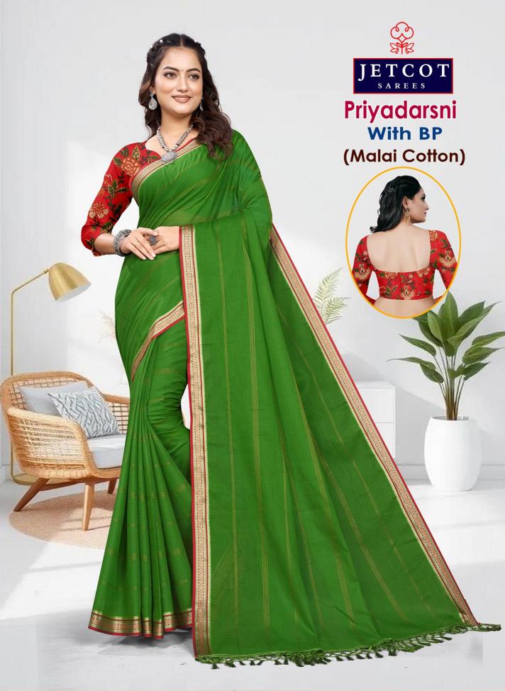 Jetcot Priyadarsni Vol-1 – Cotton Sarees - Wholesle Catalog