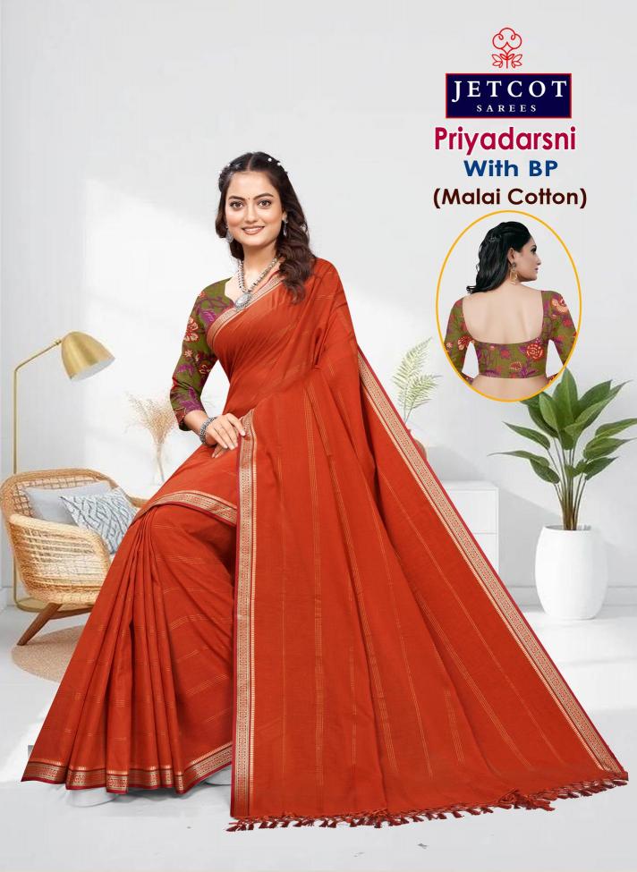 Jetcot Priyadarsni Vol-1 – Cotton Sarees - Wholesle Catalog