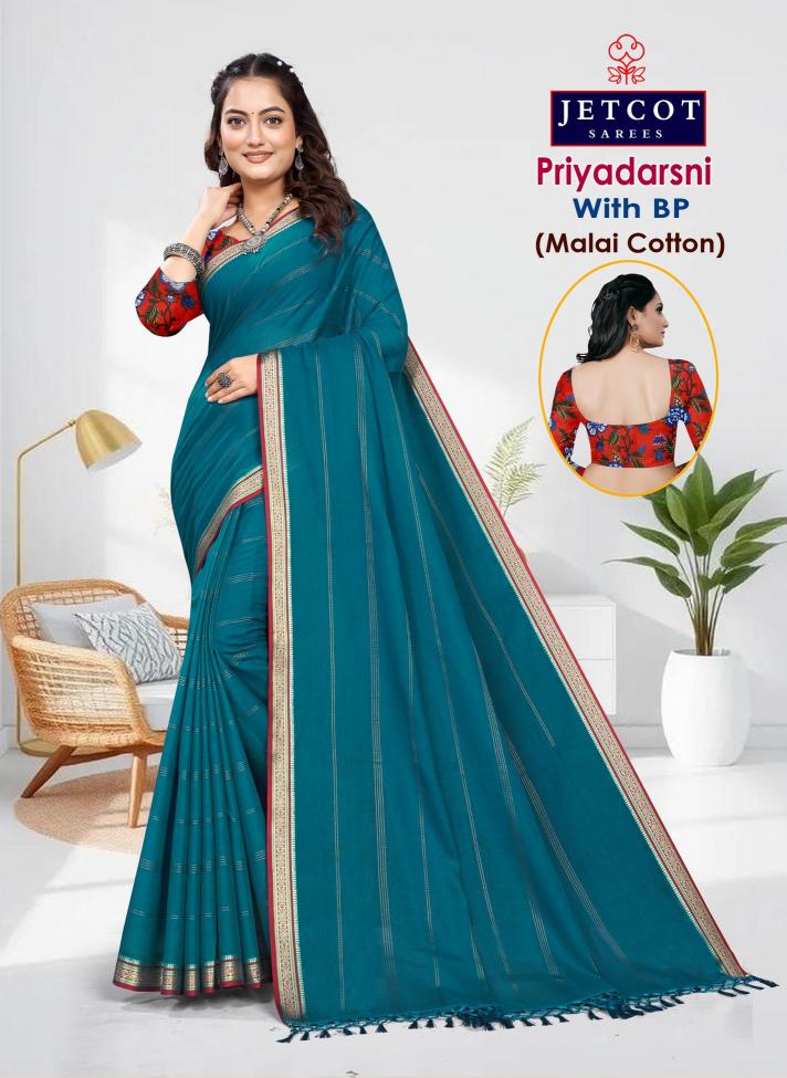 Jetcot Priyadarsni Vol-1 – Cotton Sarees - Wholesle Catalog