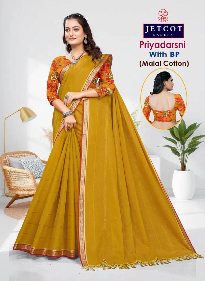 Jetcot Priyadarsni Vol-1 – Cotton Sarees - Wholesle Catalog
