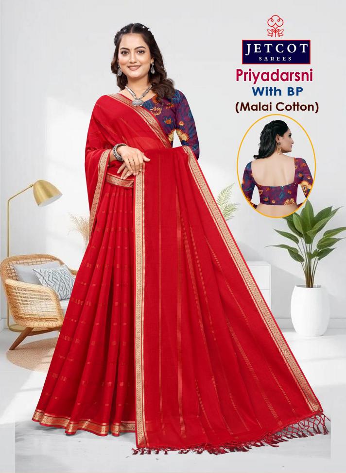 Jetcot Priyadarsni Vol-1 – Cotton Sarees - Wholesle Catalog