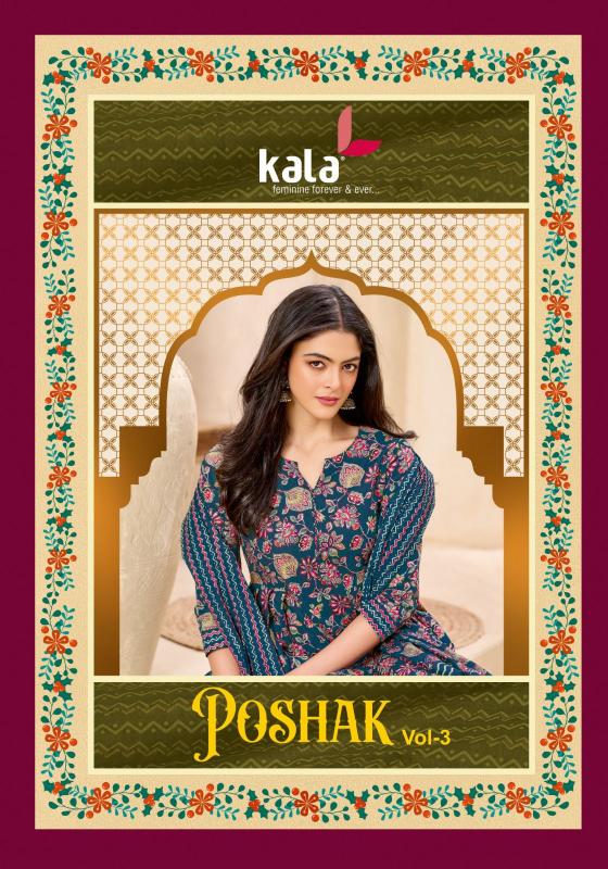 Kala Poshak Vol-3 – Dress Material - Wholesale Catalog