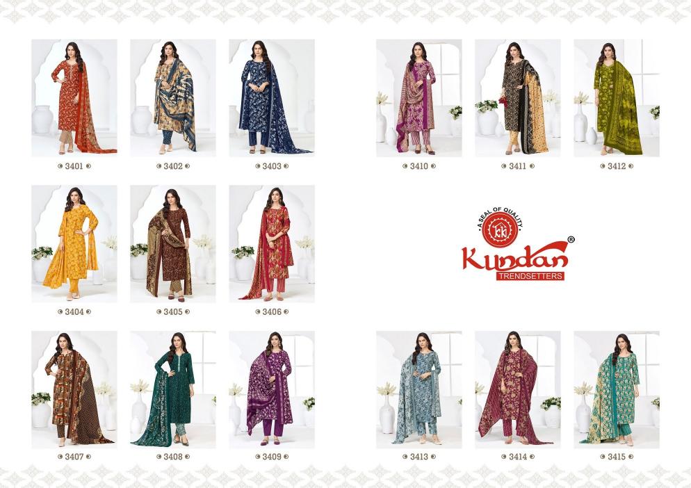 Kundan K4U Vol-34 – Kurti Pant With Dupatta - Wholesale Catalog