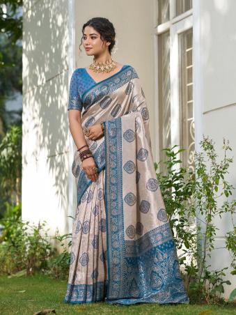 KUNDAN SILK by SHREE SHYAM FASHION fancy designer Soft SILK BLEND fabric saree wholesale with Fancy latkan
