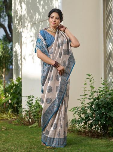 KUNDAN SILK by SHREE SHYAM FASHION fancy designer Soft SILK BLEND fabric saree wholesale with Fancy latkan