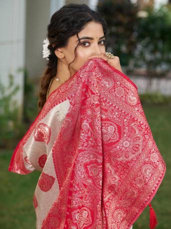 KUNDAN SILK by SHREE SHYAM FASHION fancy designer Soft SILK BLEND fabric saree wholesale with Fancy latkan
