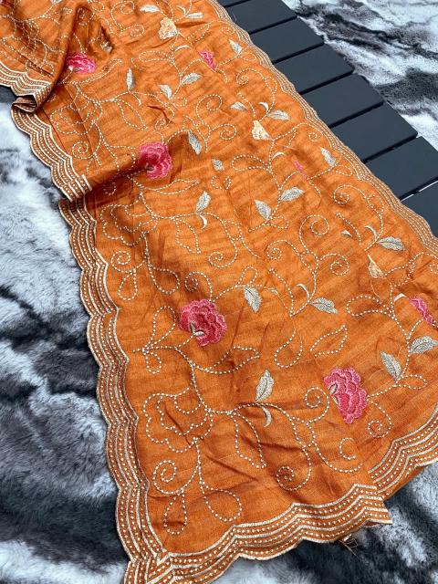 LEELA tussar silk Saree wholesale market Surat