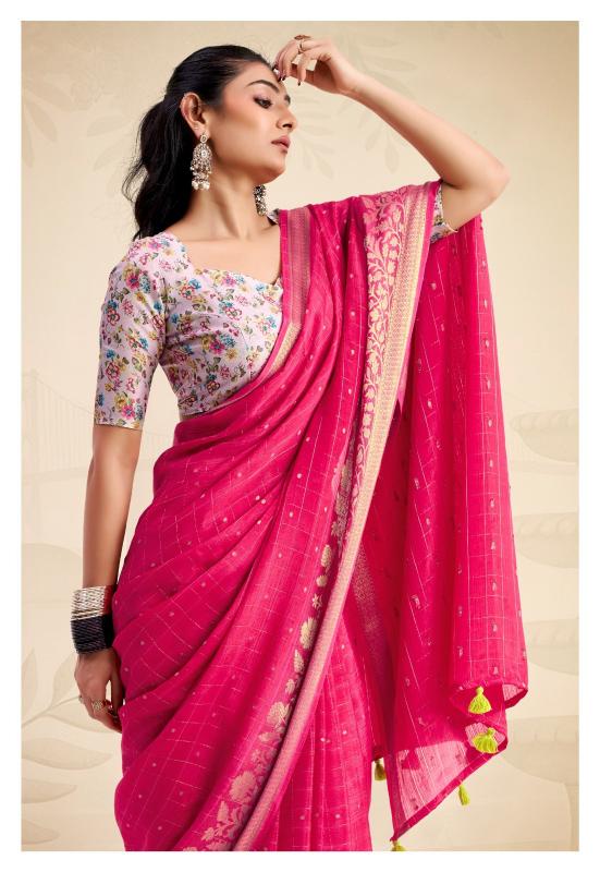 LIBRA CHINNON Wholesale silk sarees in Kolkata