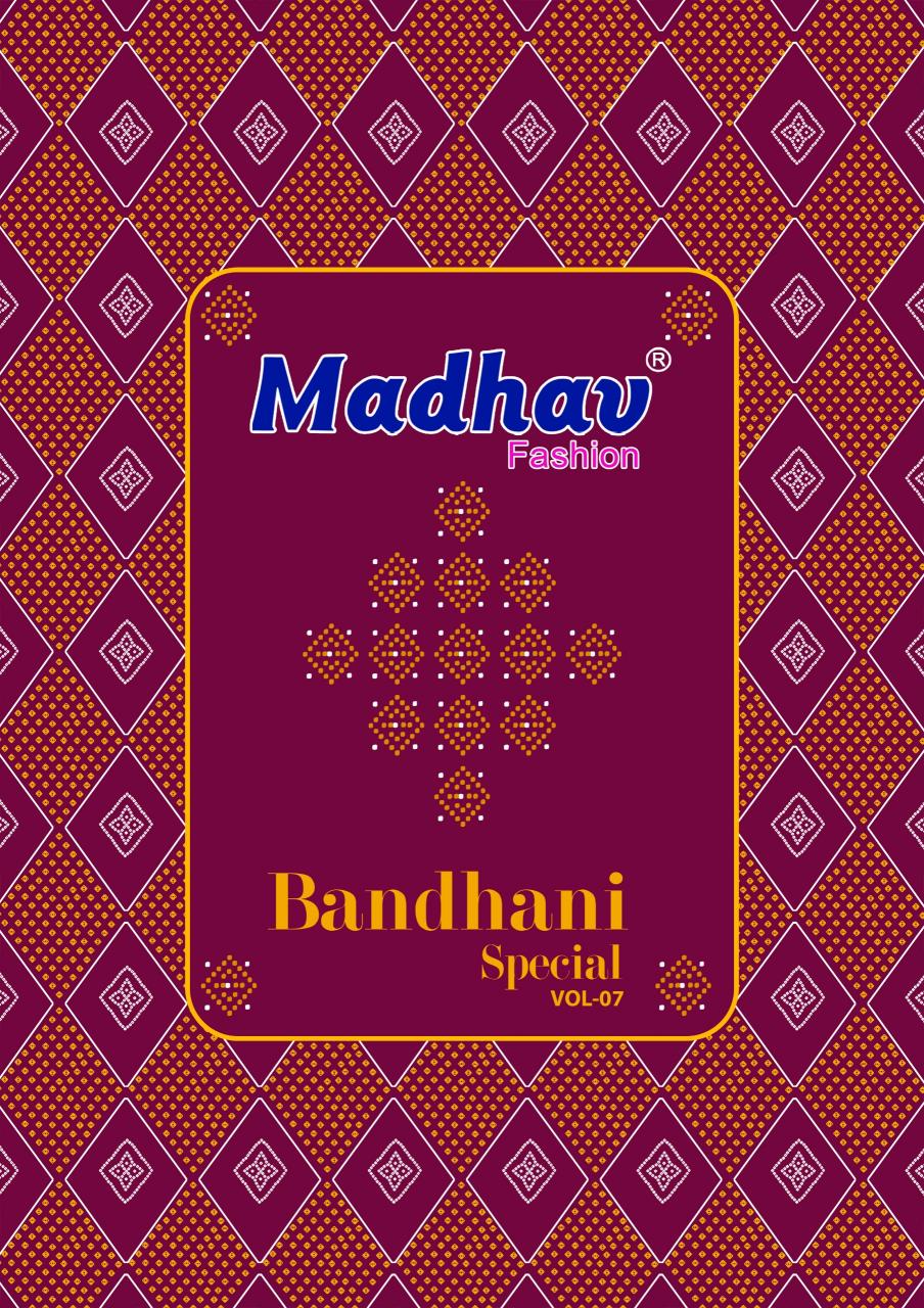 Madhav Bandhani Special Vol-7 – Dress Material - Wholesale Catalog