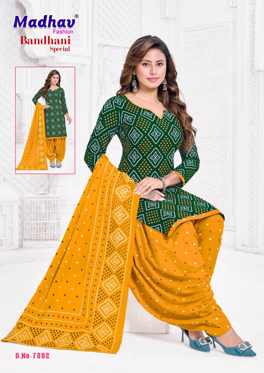 Madhav Bandhani Special Vol-7 – Dress Material - Wholesale Catalog