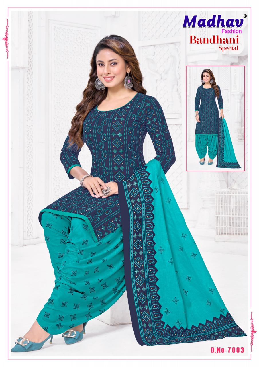 Madhav Bandhani Special Vol-7 – Dress Material - Wholesale Catalog