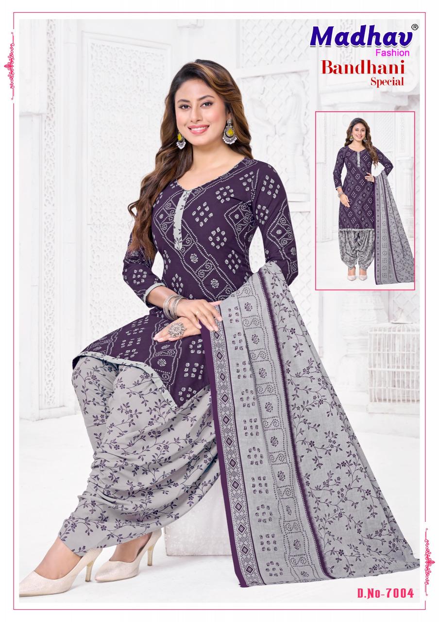Madhav Bandhani Special Vol-7 – Dress Material - Wholesale Catalog
