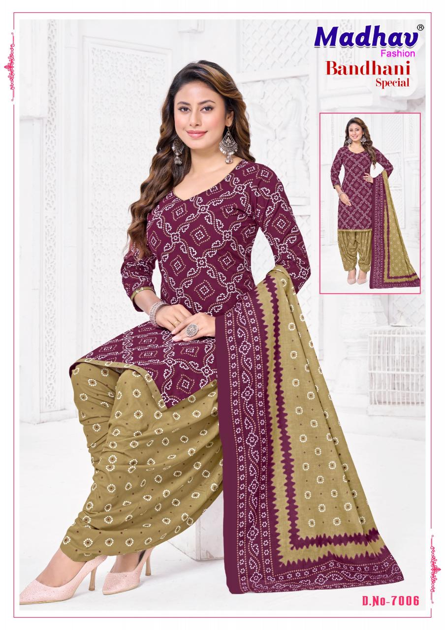 Madhav Bandhani Special Vol-7 – Dress Material - Wholesale Catalog
