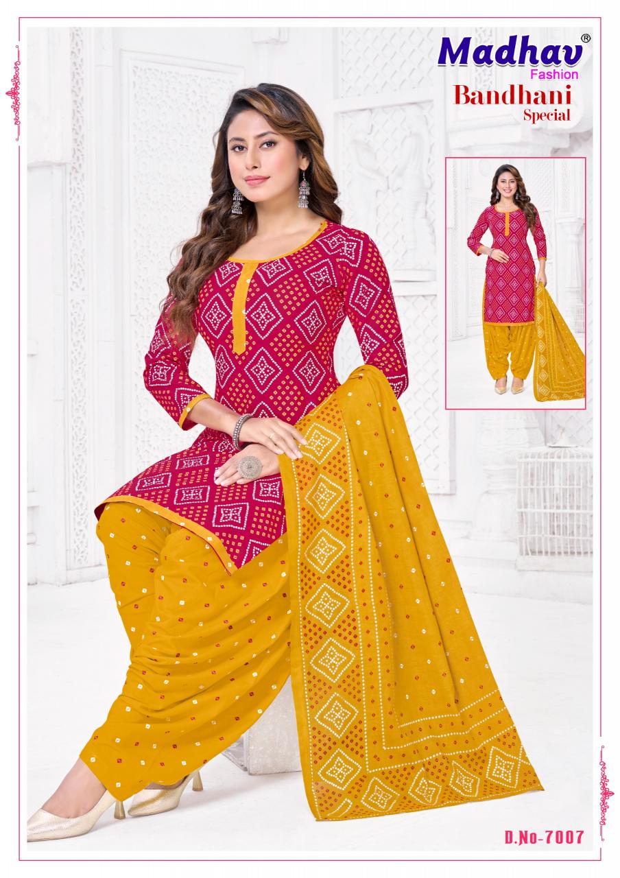 Madhav Bandhani Special Vol-7 – Dress Material - Wholesale Catalog