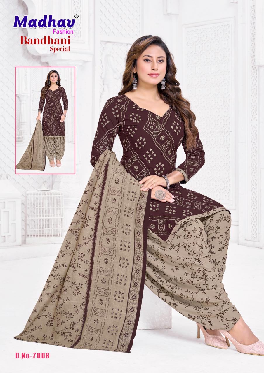 Madhav Bandhani Special Vol-7 – Dress Material - Wholesale Catalog