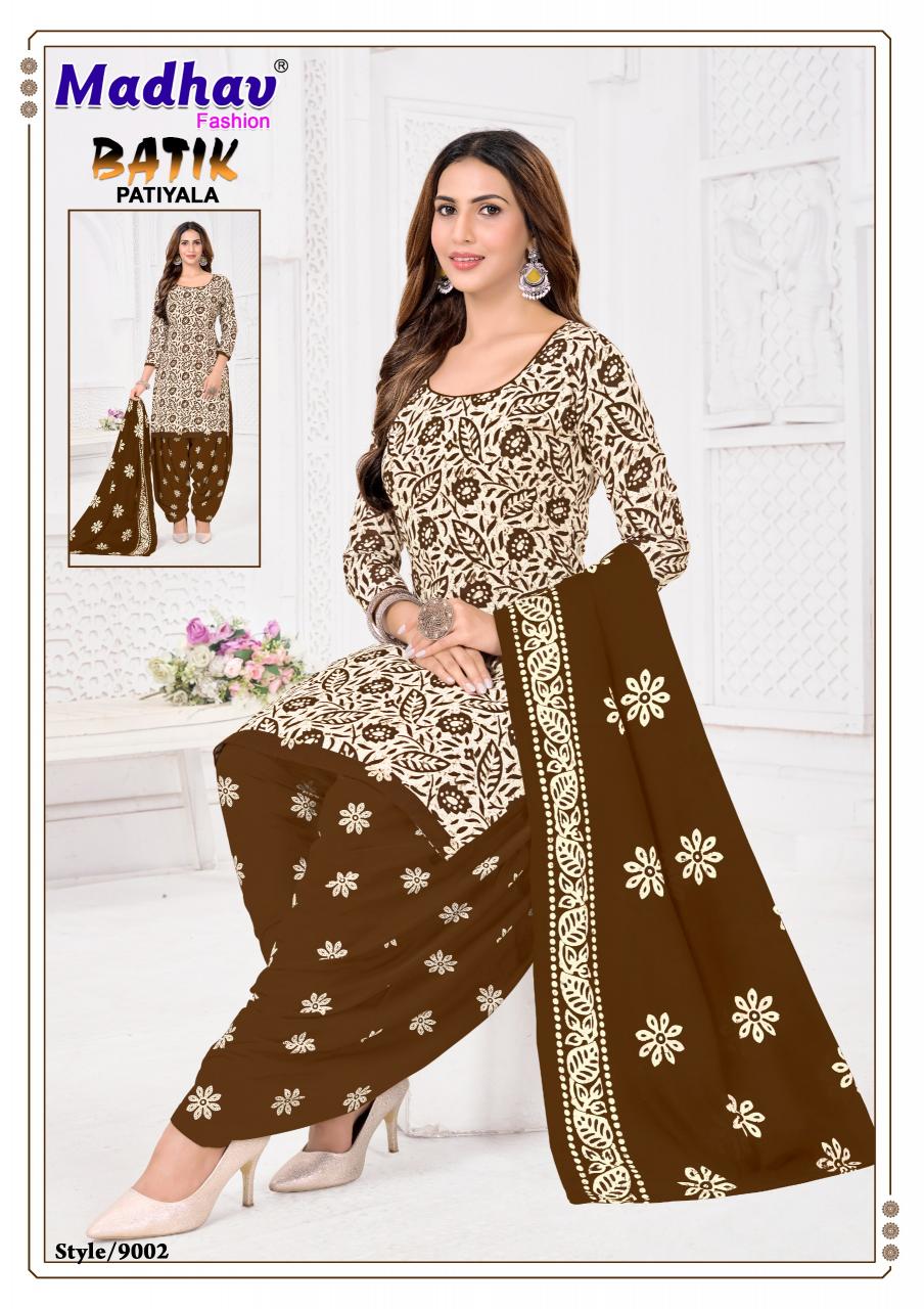 Madhav Batik Patiyala Vol-9 – Dress Material - Wholesale Catalog