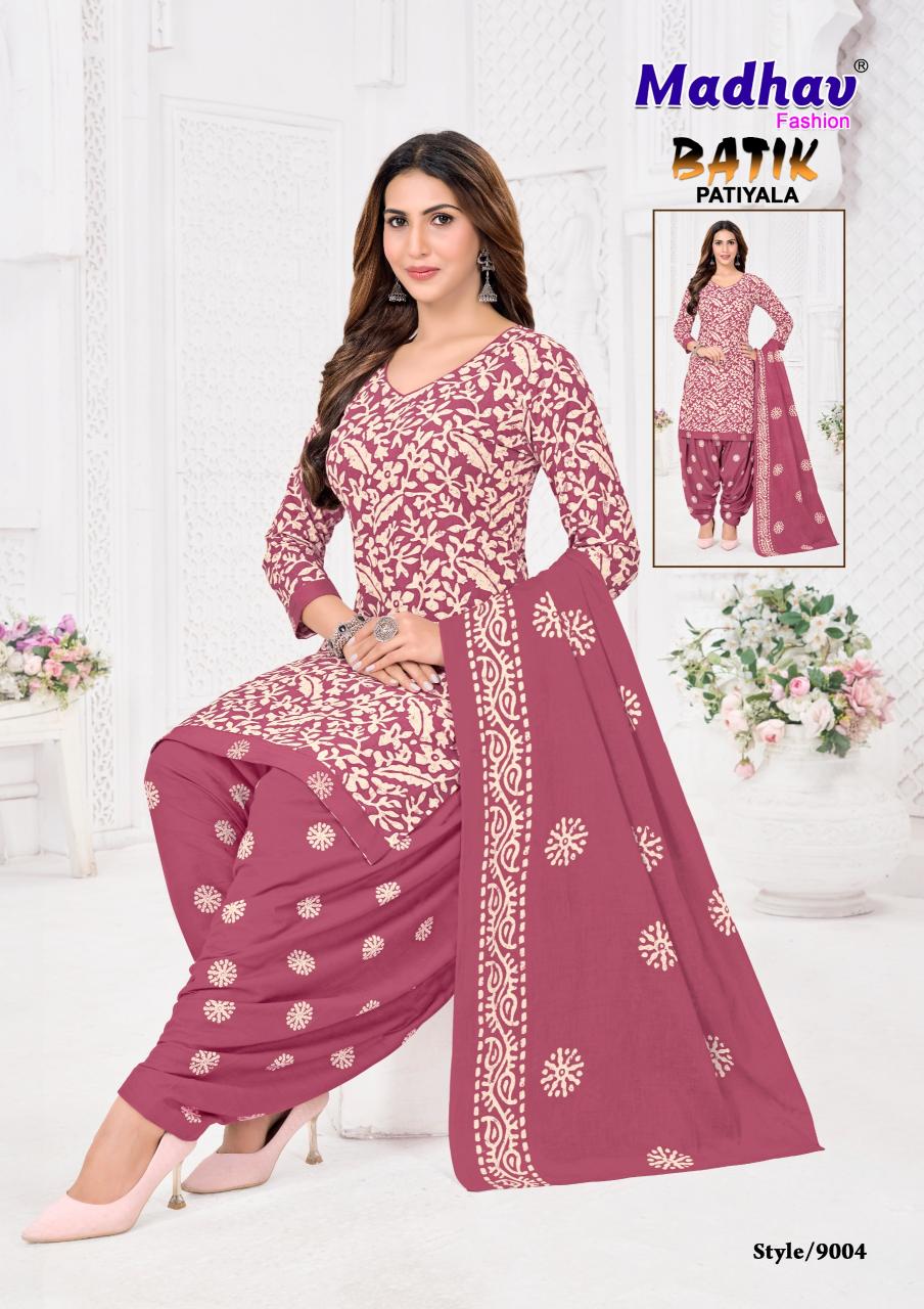 Madhav Batik Patiyala Vol-9 – Dress Material - Wholesale Catalog