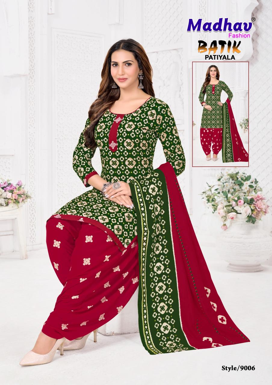 Madhav Batik Patiyala Vol-9 – Dress Material - Wholesale Catalog