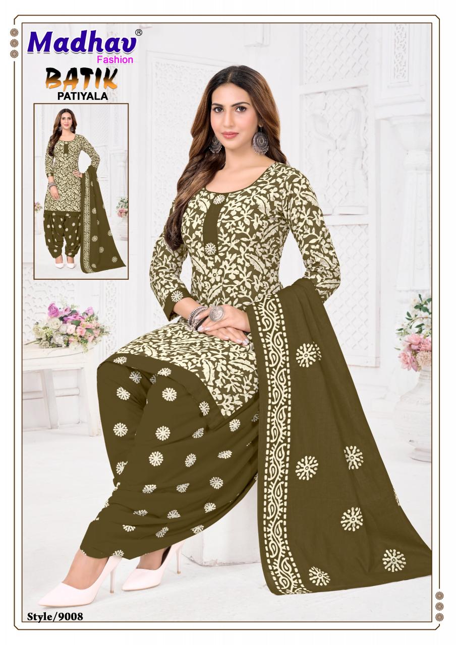 Madhav Batik Patiyala Vol-9 – Dress Material - Wholesale Catalog