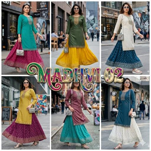 MADHVI VOL 02 Bulk Kurti Market