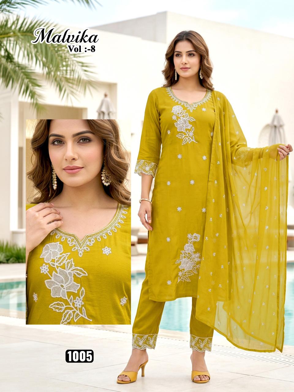 MALVIKA VOL 8 Kurtis for wholesale in pune