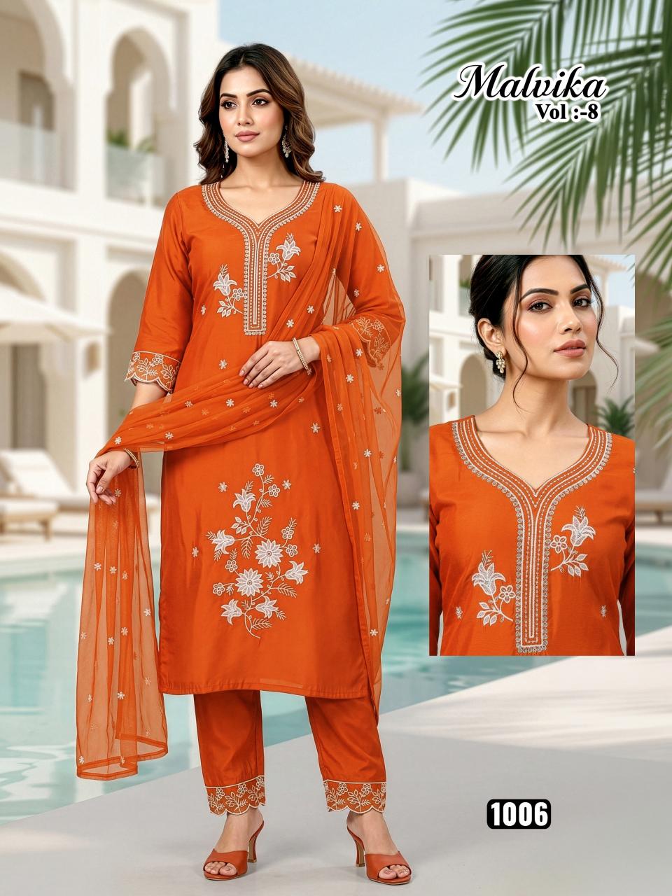 MALVIKA VOL 8 Kurtis for wholesale in pune