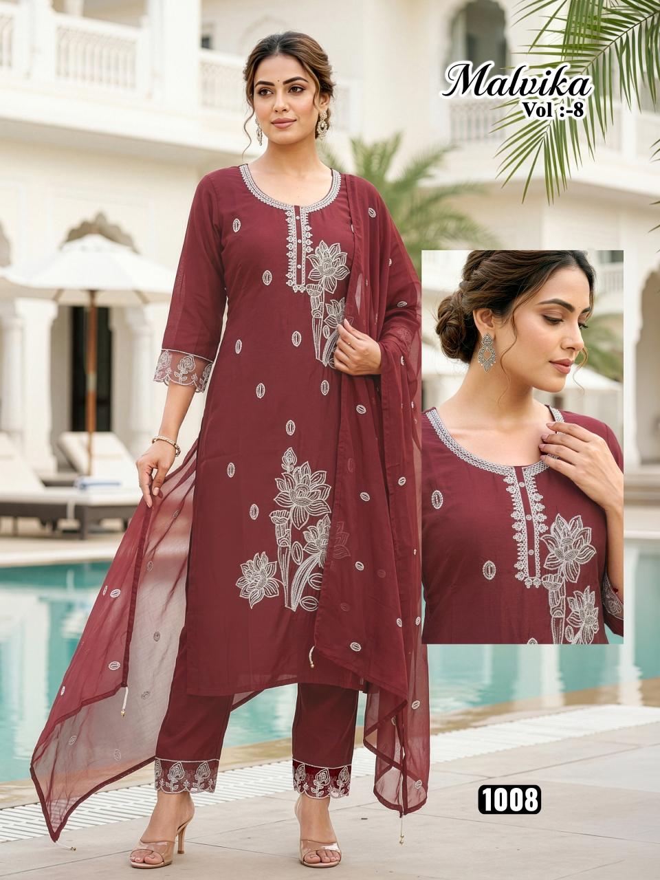 MALVIKA VOL 8 Kurtis for wholesale in pune