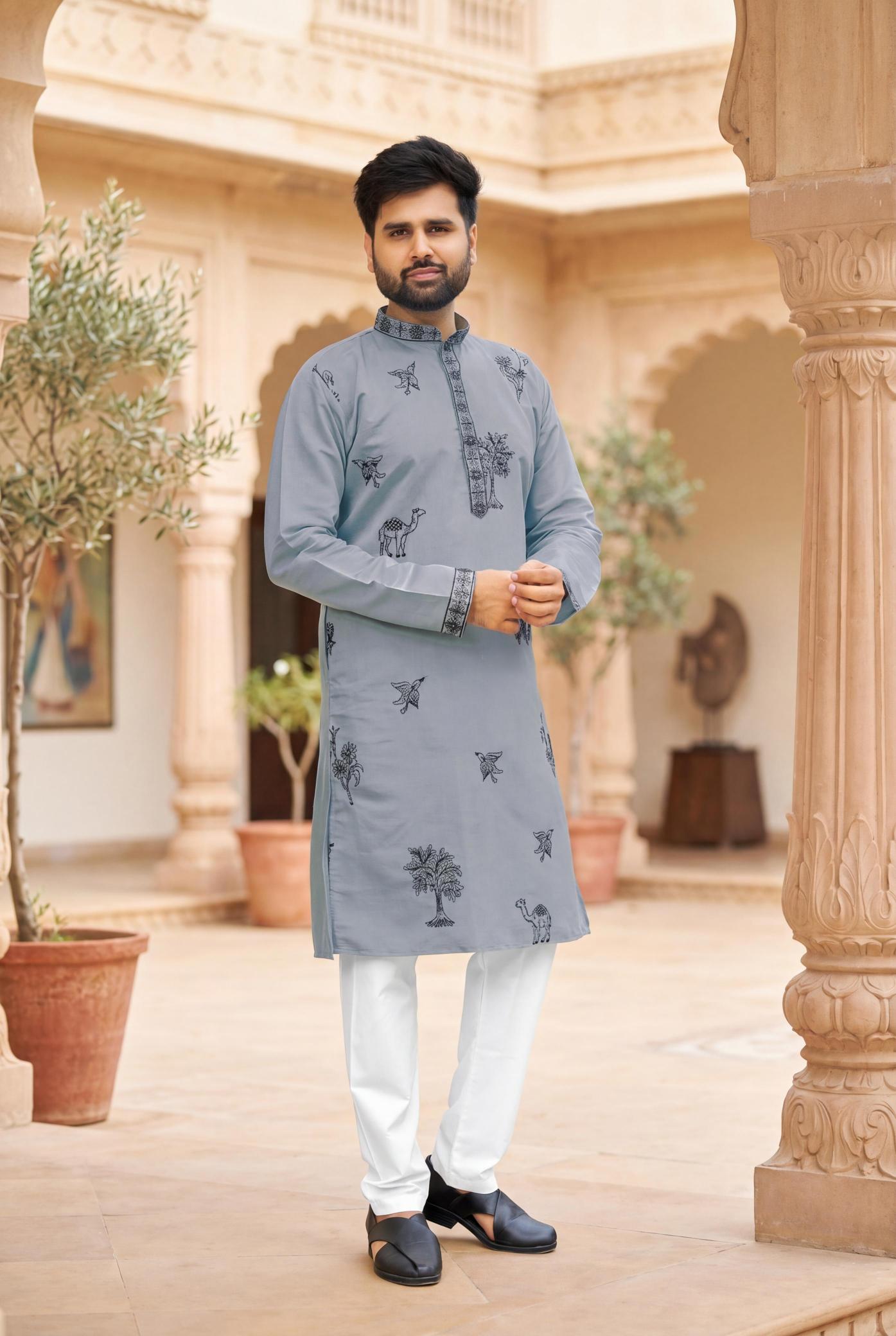 Manyavar Roman Silk Kurtas market in Mumbai Pune