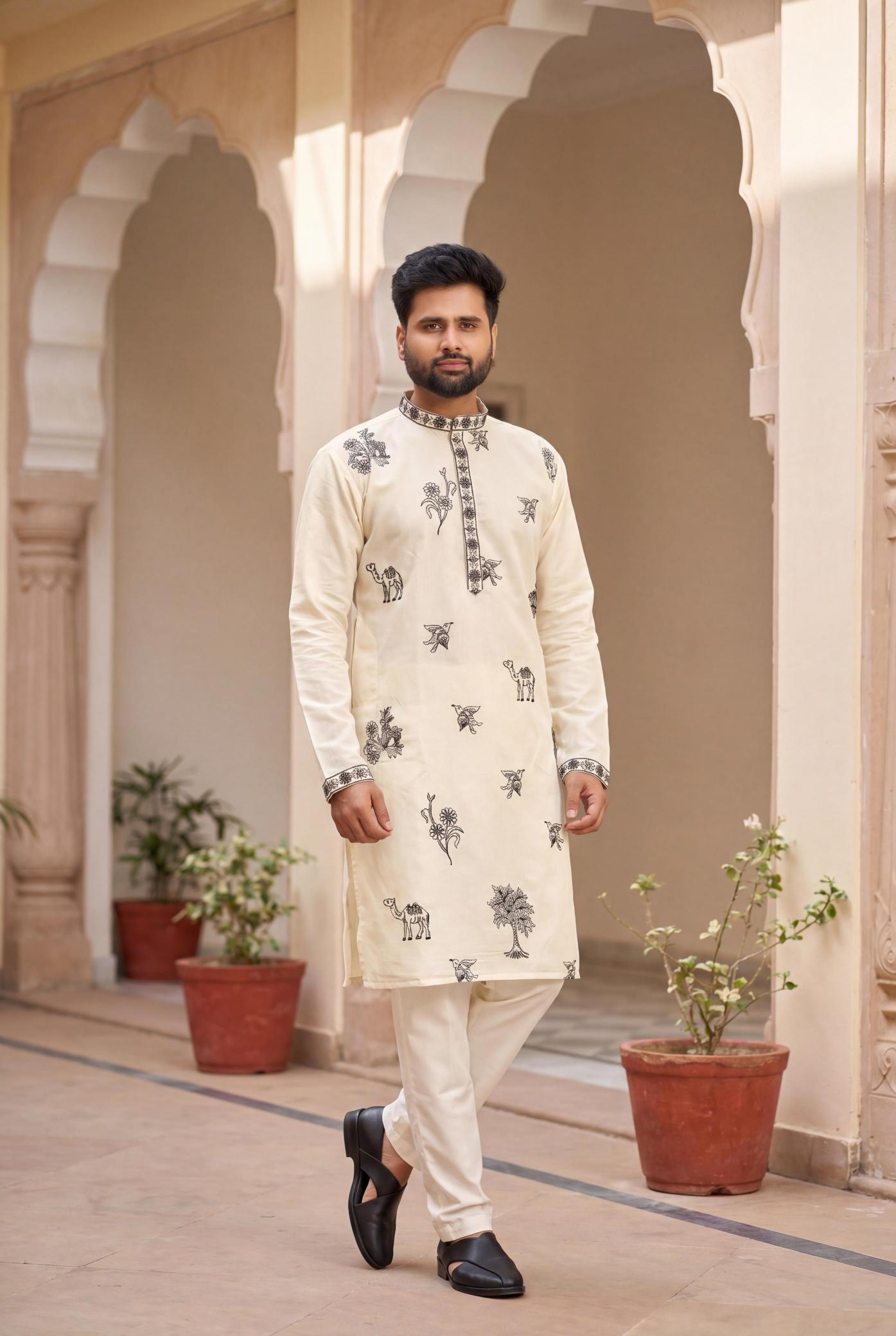 Manyavar Roman Silk Kurtas market in Mumbai Pune