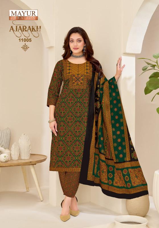 Mayur Ajarakh Vol-11 – Kurti Pant With Dupatta - Wholesale Catalog