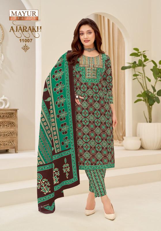 Mayur Ajarakh Vol-11 – Kurti Pant With Dupatta - Wholesale Catalog