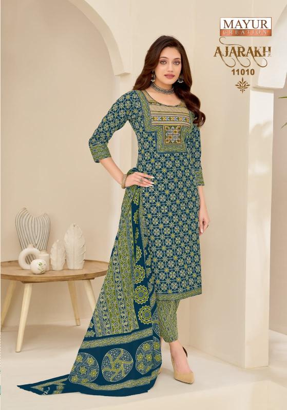 Mayur Ajarakh Vol-11 – Kurti Pant With Dupatta - Wholesale Catalog